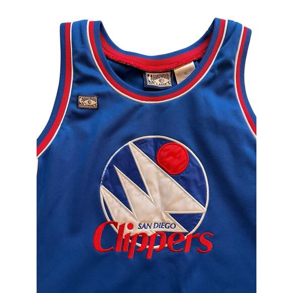 San Diego Clippers Hardwood Classics Women's NBA Dress Jersey Extra Large - Picture 2 of 6